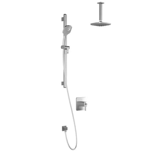 Kalia Grafik TCD1 Aquatonik T/P Coaxial Shower System With Vertical Ceiling Arm