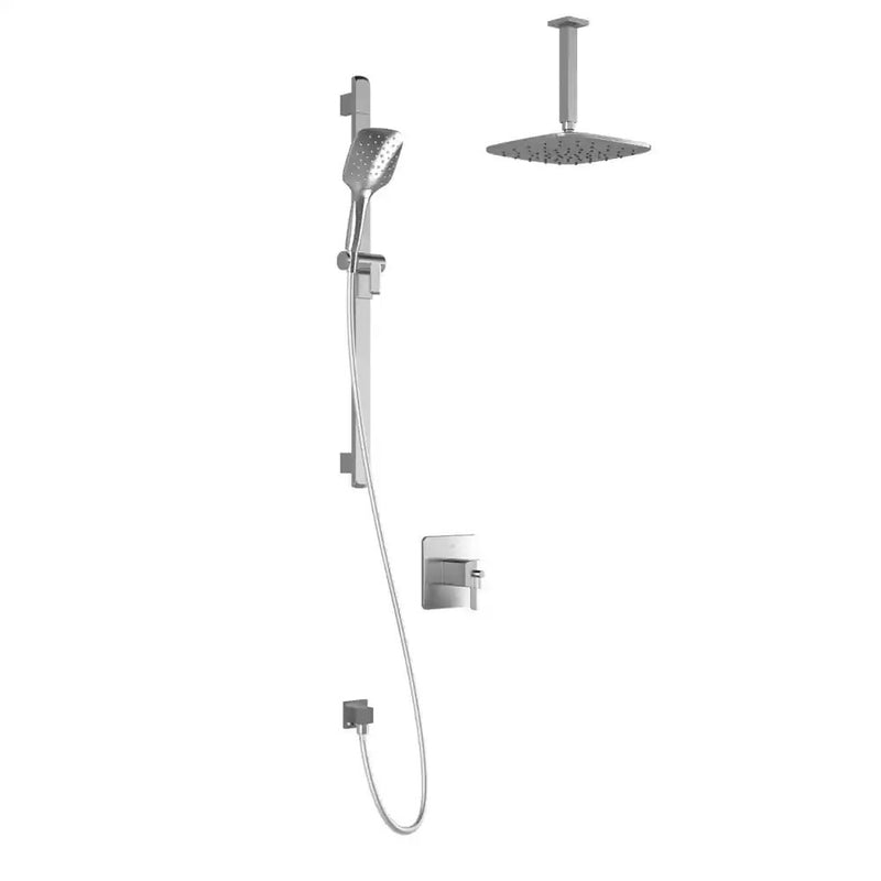 Kalia Grafik TCD1 Plus Aquatonik T/P Coaxial Shower System With Vertical Ceiling Arm