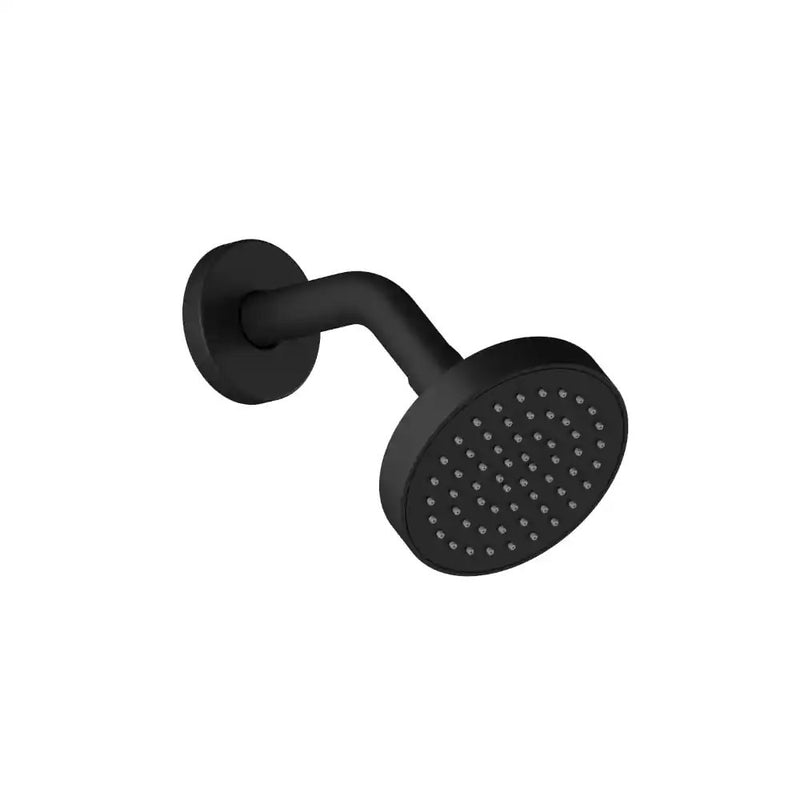 Kalia Basico 100mm (4"') Showerhead And 186mm (7 5/16") 45? Wallarm With Round Flange