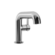 Kalia Basico Single Hole Lavatory Faucet With Side-Mounted Lever Handle Push Drain And Overflow
