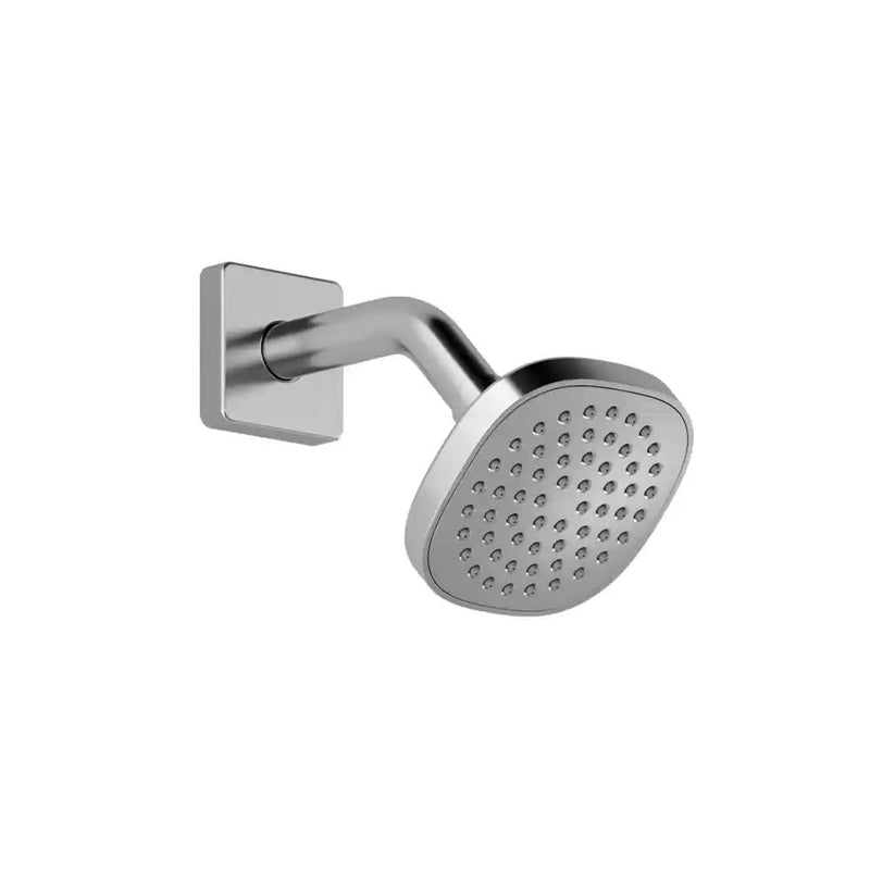 Kalia Sobrio 100mm (4"') Showerhead And 184mm (7 ¼") 45? Wallarm With Square Flange