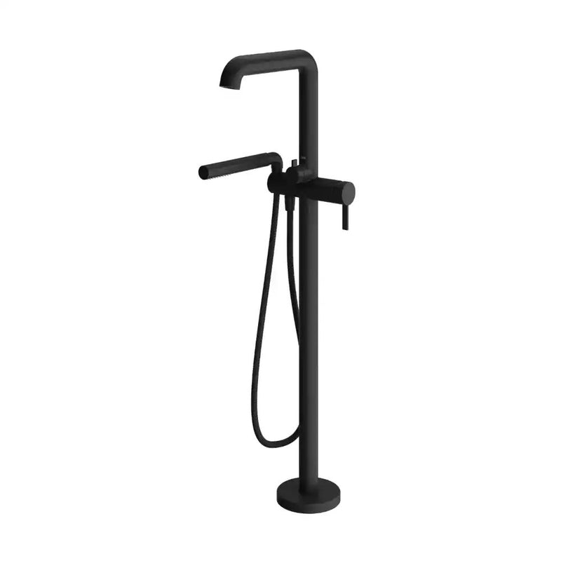 Kalia Basico Floormount Tub Filler With Handshower