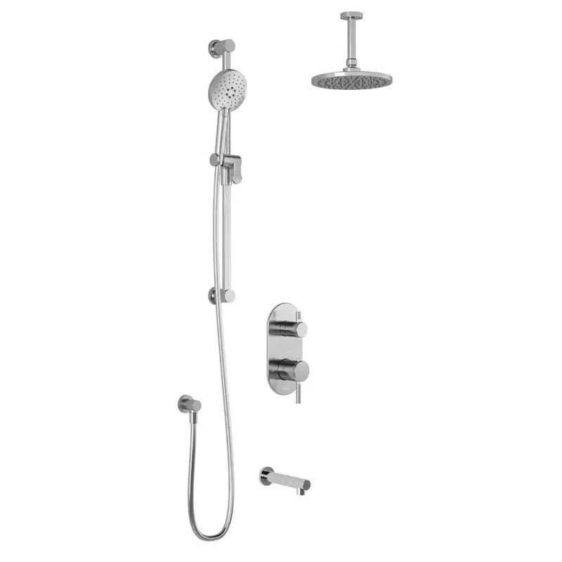 Kalia Preciso TD3 Aquatonik T/P With Diverter Shower System With Vertical Ceiling Arm