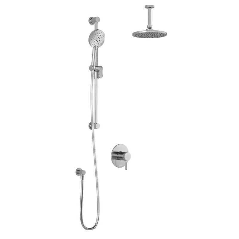 Kalia Preciso TCD1 Aquatonik T/P Coaxial Shower System With Vertical Ceiling Arm