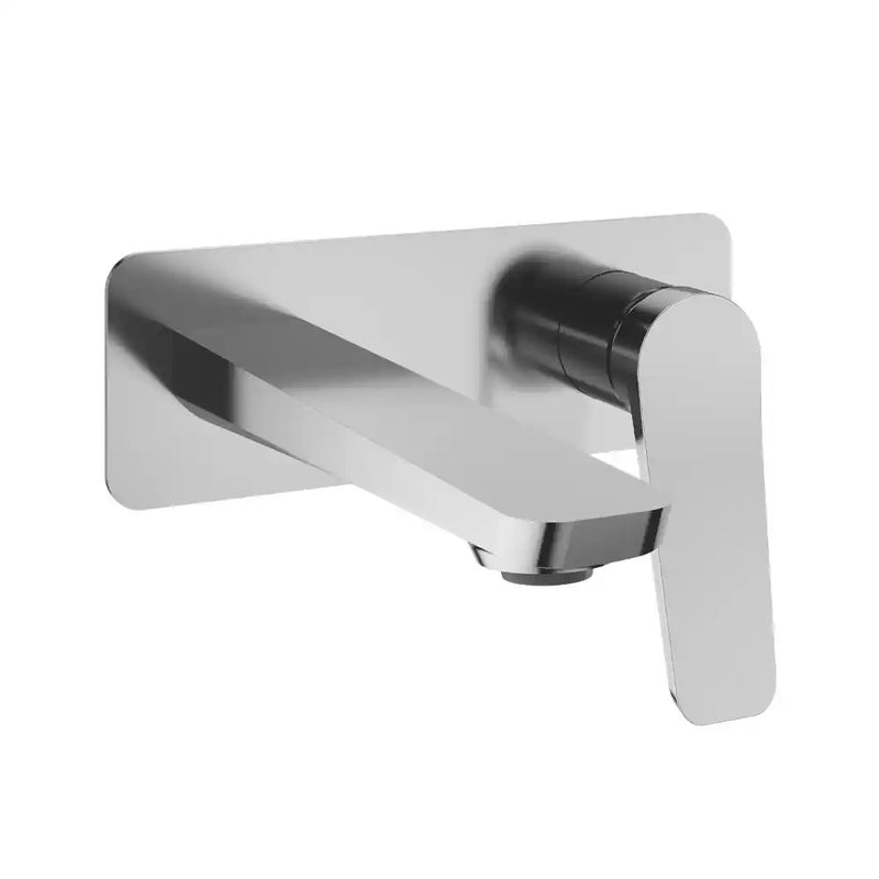 Kalia Moroka Wallmount Lavatory Faucet With Push Drain With Overflow