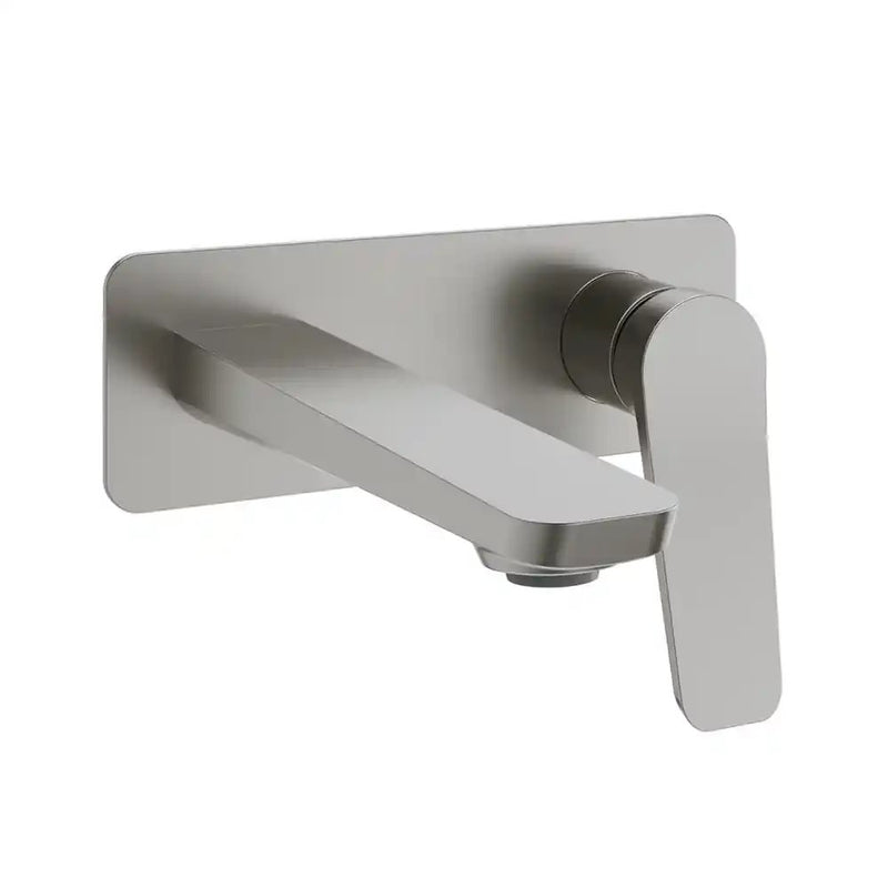 Kalia Moroka Wallmount Lavatory Faucet With Push Drain With Overflow