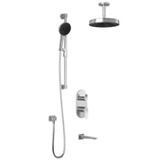 Kalia Moroka TD3 Premia Aquatonik T/P With Diverter Shower System With Vertical Ceiling Arm