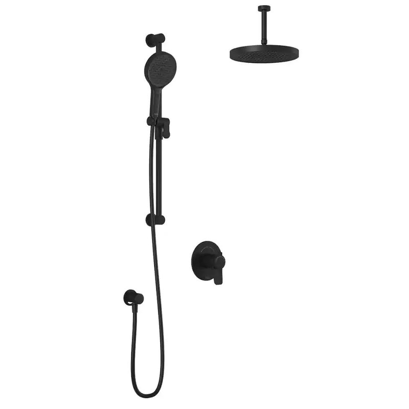 Kalia Moroka TCD1 Plus Aquatonik T/P Coaxial Shower System With Vertical Ceiling Arm