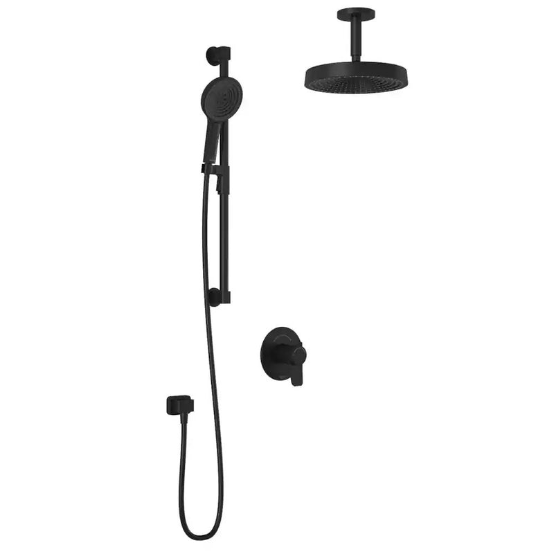 Kalia Moroka TCD1 Premia Aquatonik T/P Coaxial Shower System With Vertical Ceiling Arm