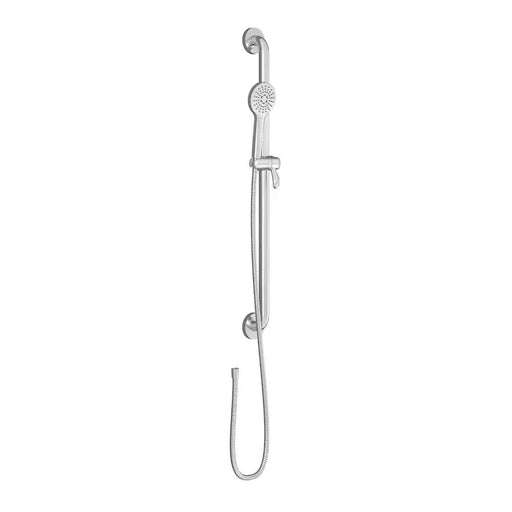Kalia Basico 2-Jet Handshower Adjustable Grab Bar And 60" Flexible Metal Hose Assembly