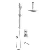 Kalia Kareo TD3 Aquatonik T/P With Diverter Shower System With Vertical Ceiling Arm