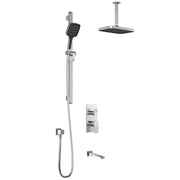 Kalia Kareo TD3 Plus Aquatonik T/P With Diverter Shower System With Vertical Ceiling Arm