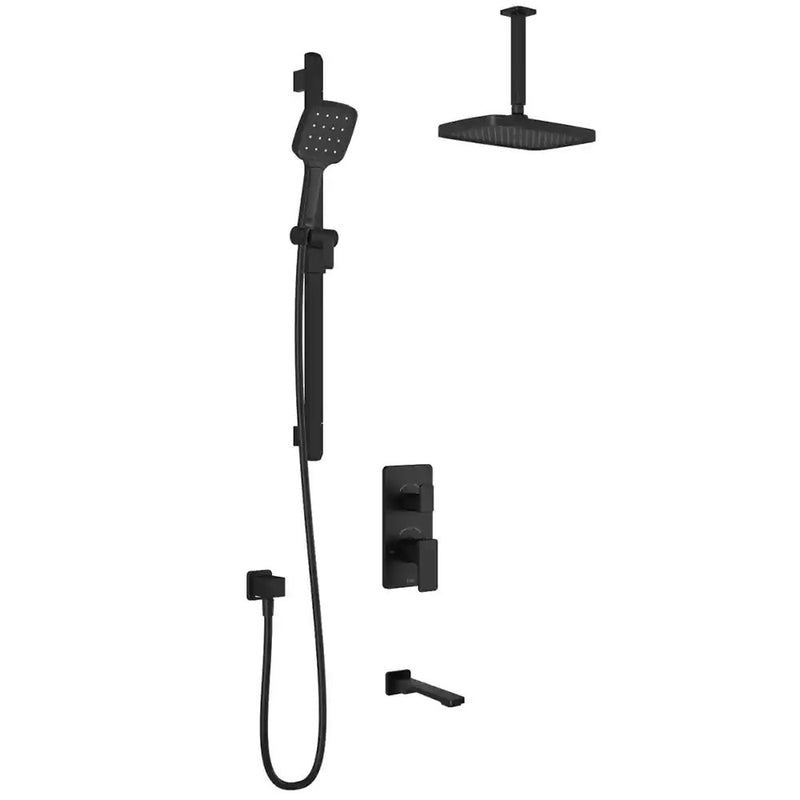Kalia Kareo TD3 Plus Aquatonik T/P With Diverter Shower System With Vertical Ceiling Arm