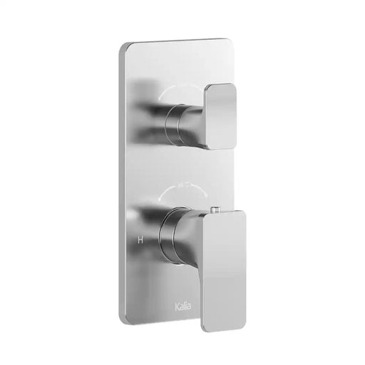 Kalia Kareo 3-Way Aquatonik Type T/P 1/2" Valve With Diverter And Round Decorative Trim