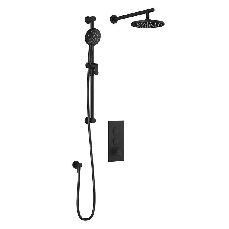 Kalia Roundone TB2 Aquatonik T/P Push-Button Shower System With Wallarm