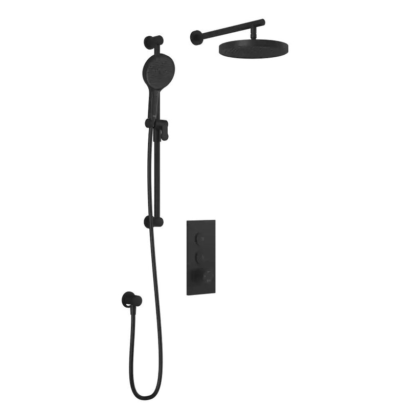 Kalia Roundone TB2 Plus Aquatonik T/P Push-Button Shower System With Wallarm
