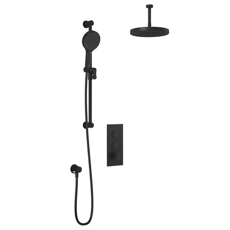 Kalia Moroka TB2 Plus Aquatonik T/P Push-Button Shower System With Vertical Ceiling Arm