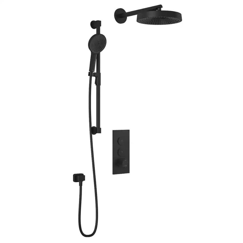 Kalia Moroka TB2 Premia Aquatonik T/P Push-Button Shower System With Wallarm