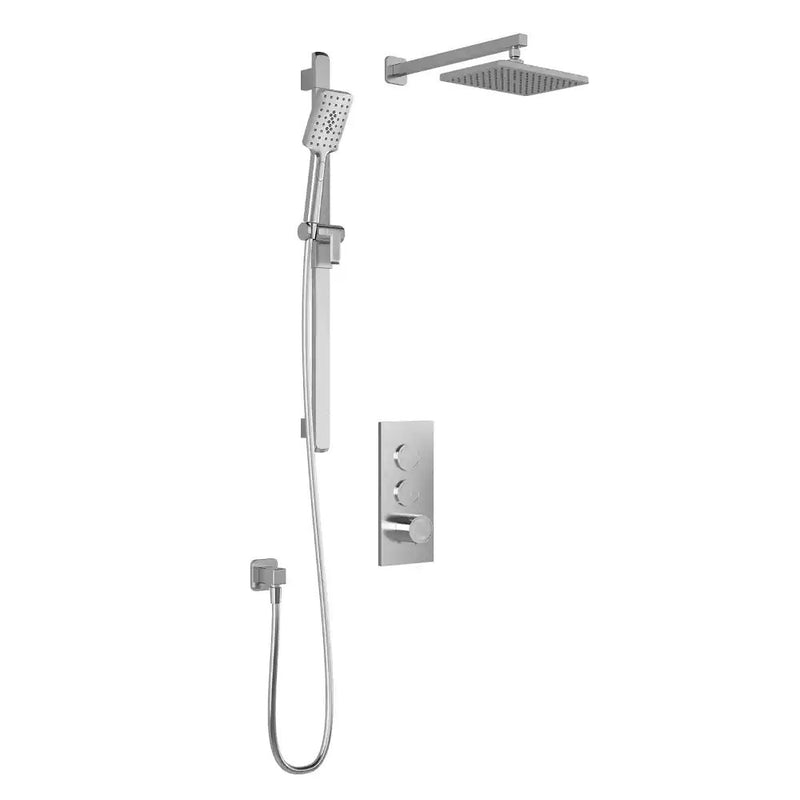 Kalia Moroka TB2 Aquatonik T/P Push-Button Shower System With Wallarm