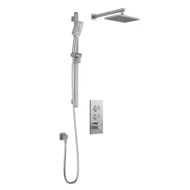 Kalia Moroka TB2 Aquatonik T/P Push-Button Shower System With Wallarm