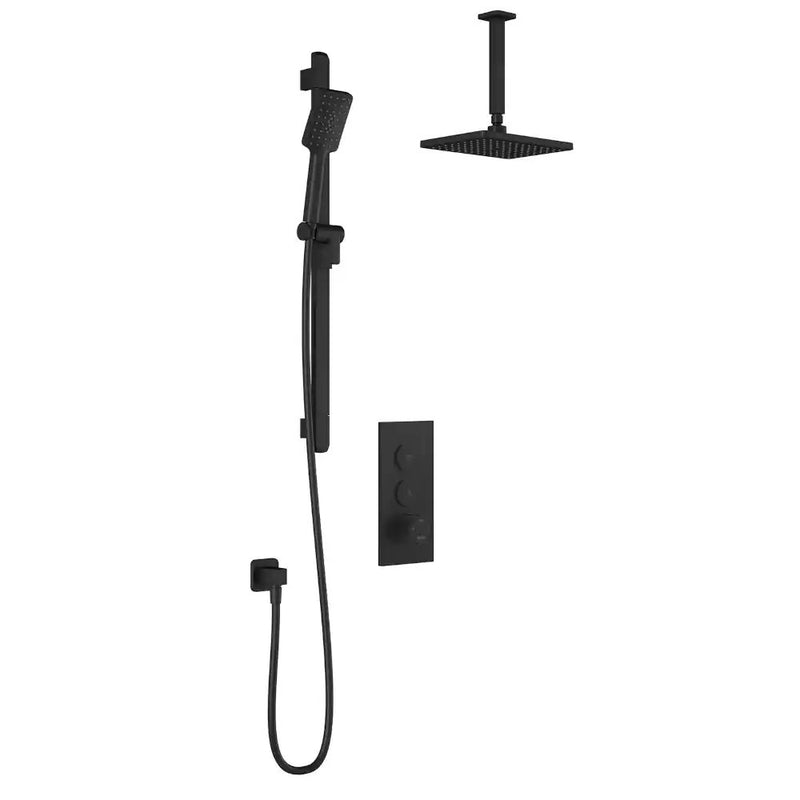 Kalia Moroka TB2 Aquatonik T/P Push-Button Shower System With Vertical Ceiling Arm