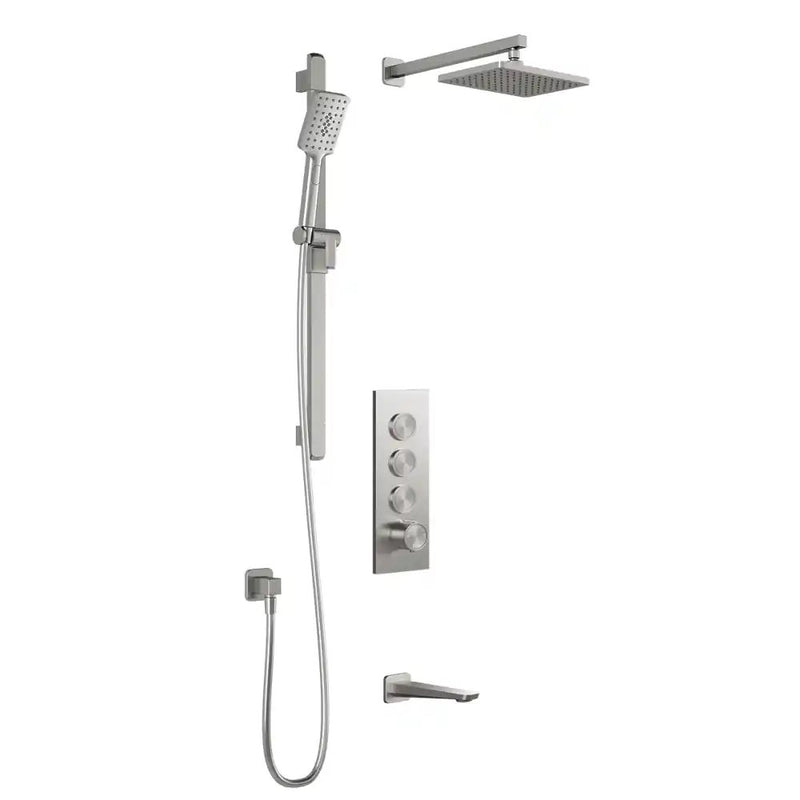 Kalia Moroka TB3 Aquatonik T/P Push-Button Shower System With Wallarm