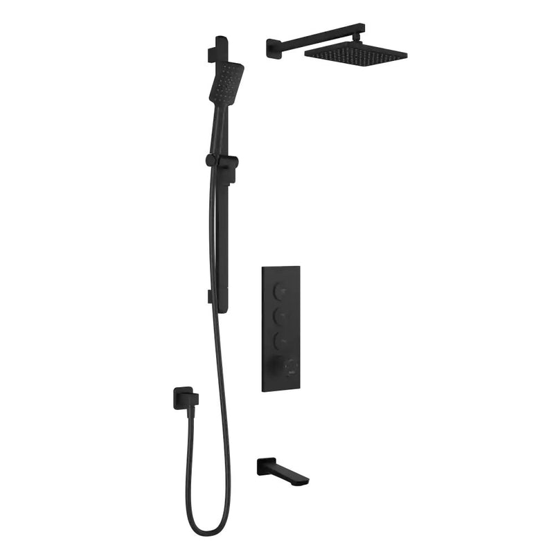 Kalia Moroka TB3 Aquatonik T/P Push-Button Shower System With Wallarm