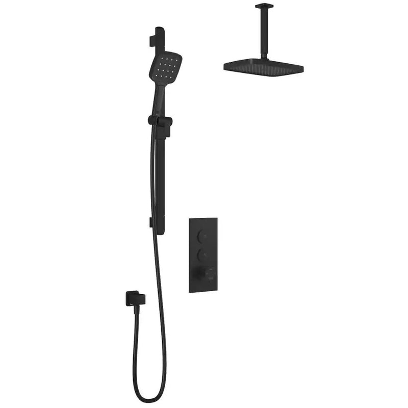 Kalia Kareo TB2 Plus Aquatonik T/P Push-Button Shower System With Vertical Ceiling Arm