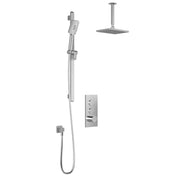 Kalia Kareo TB2 Aquatonik T/P Push-Button Shower System With Vertical Ceiling Arm
