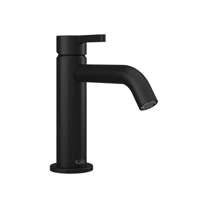 Kalia Basico Single Hole Lavatory Faucet With Top-Mounted Lever Handle, Push Drain And Overflow