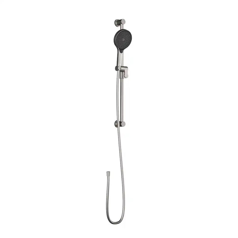 Kalia Moroka Plus 3-Jet Handshower, Wallbar And 60" Flexible And Soft PVC Hose Assembly