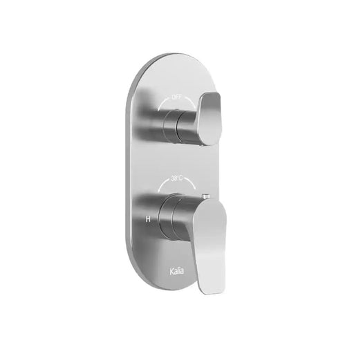 Kalia Moroka Plus-Premia 2-Way Aquatonik Type T/P 1/2" Valve With Diverter And Round Decorative Trim
