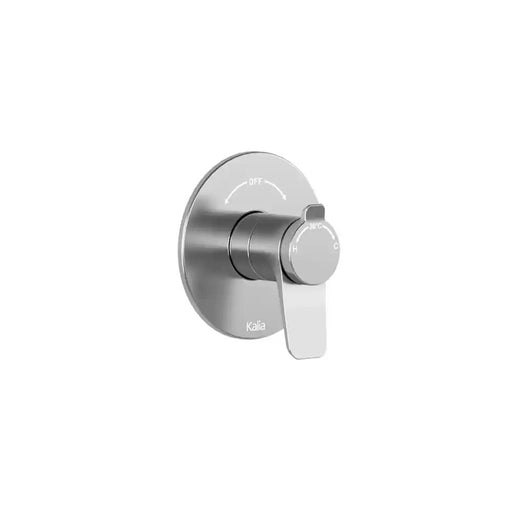Kalia Moroka Plus-Premia 2-Way Aquatonik Type T/P 1/2" Coaxial Valve With Diverter And Round Decorative Trim