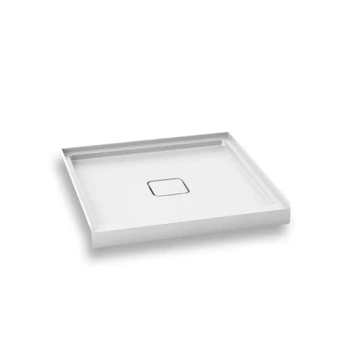 Kalia Kover 36X36 Square Acrylic Shower Base 36X36 With Integrated Tiling Flanges On 3 Sides