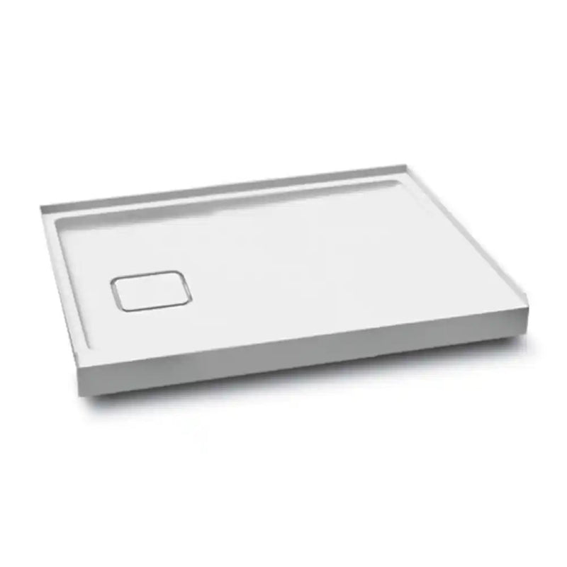 Kalia Kover 48X32 Rectangular Acrylic Shower Base 48X32 With Left Drain And Integrated Tiling Flange On 3 Sides
