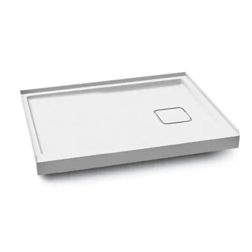 Kalia Kover 48X32 Rectangular Acrylic Shower Base 48X32 With Right Drain And Integrated Tiling Flange On 3 Sides