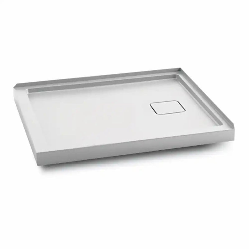 Kalia Kover 48X32 Rectangular Acrylic Shower Base 48X32 With Right Drain And Integrated Tiling Flange On 2 Sides