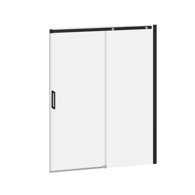 Kalia Vivio Alcove Sliding Shower Door 2 Panels 60"X75" Clear Duraclean Glass