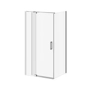 Kalia Distink With Kaliaprotek (Box 1 Of 2) 42"X77" 2-Panel Pivot Shower Door Duraclean Glass With Film For Corner Installation