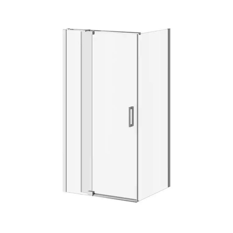 Kalia Distink With Kaliaprotek (Box 1 Of 2) 42"X77" 2-Panel Pivot Shower Door Duraclean Glass With Film For Corner Installation