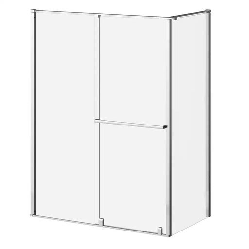 Kalia Balancia 36"X79" Duraclean Glass Return Panel For Corner Installation Bright