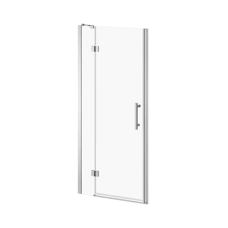 Kalia Enkel 2-Panel Pivot Shower Door 36"X74" For Alcove Installation Clear Glass