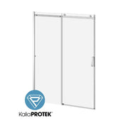 Kalia K3 With Kaliaprotek (Box 2 Of 2)60"X77" Alcove Sliding Shower Door - Fixed Panel Clear Glass