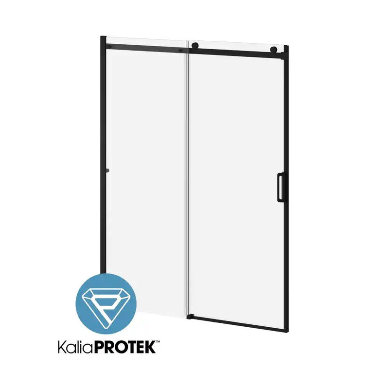 Kalia K3 With Kaliaprotek (Box 2 Of 2)60"X77" Alcove Sliding Shower Door - Fixed Panel Clear Glass