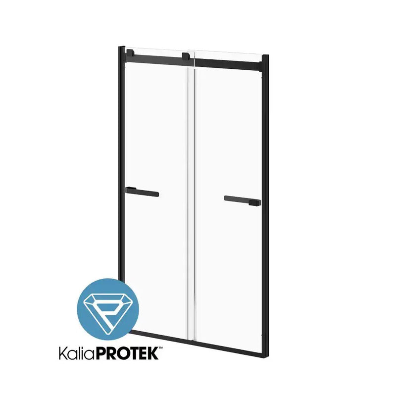 Kalia Akcess 2.0 With Kaliaprotek 2-Panel Sliding Shower Door Alcove Installation 48"X79" Reversible Clear With Film Glass