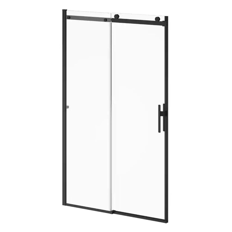 Kalia Koncept Evo With Kaliaprotek 48"X77" Sliding Shower Door Duraclean Glass With Protective Film - Fixed Panel And Mobile Pan