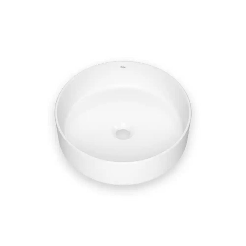 Kalia Urba Round Porcelain Washbasin With Neopur Coating For Drop-In Installation