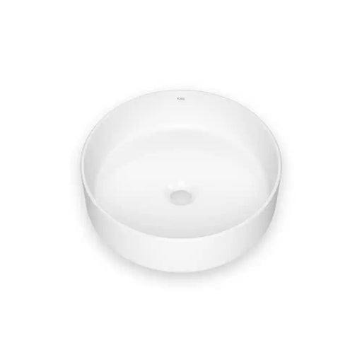 Kalia Urba Round Porcelain Washbasin With Neopur Coating For Drop-In Installation