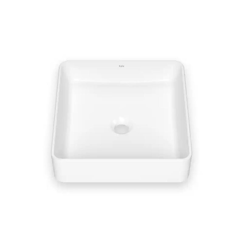 Kalia Urba Square Porcelain Washbasin With Neopur Coating For Drop-In Installation