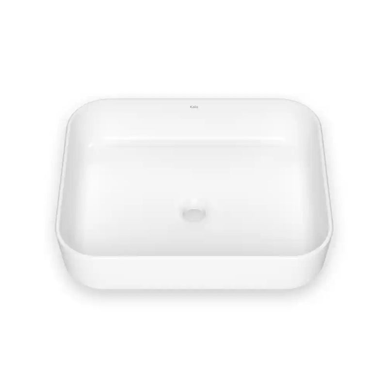 Kalia Urba Oblong Porcelain Washbasin With Neopur Coating For Drop-In Installation